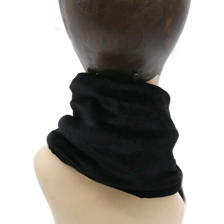 Steckschal schwarz vintage schlicht